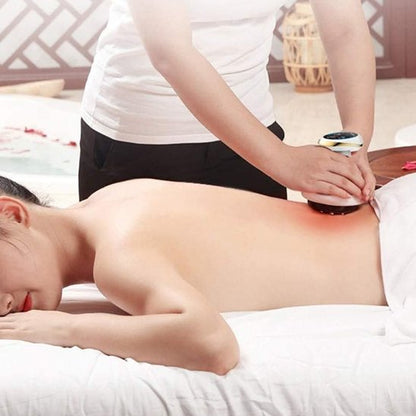 Appareil de massage pour le dos conçu pour stimuler la circulation et réduire les tensions musculaires grâce à la chaleur