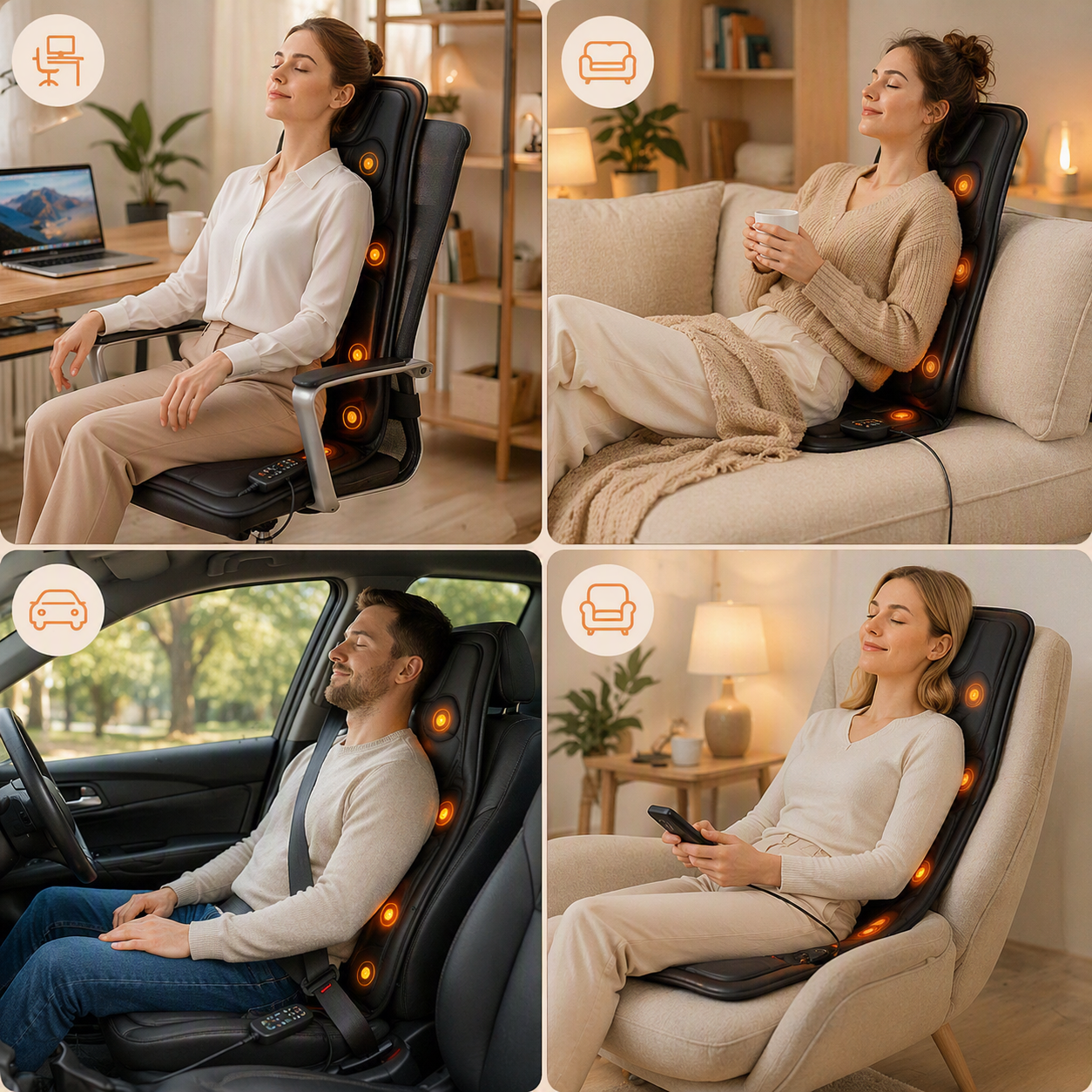 chaise de massage portable voiture bureau