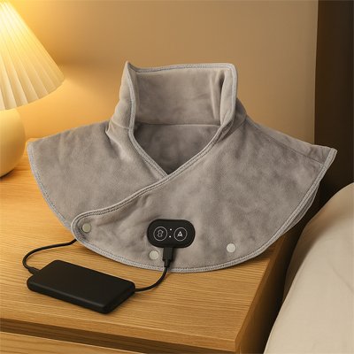 Coussin chauffant pour les épaules et la nuque avec commande de réglage de la température