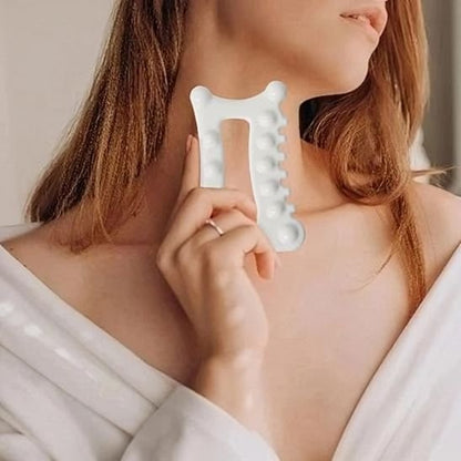 Gua sha cou pour détendre les tensions cervicales
