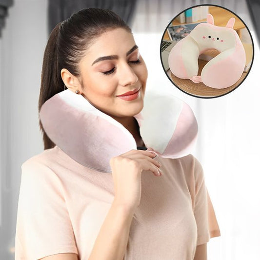 Oreiller ergonomique à mémoire de forme offrant un soutien optimal du cou pour le télétravail 