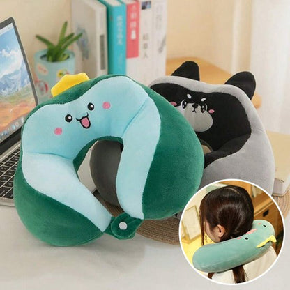 Oreiller ergonomique portable conçu pour maintenir le cou lors du travail des périodes de repos