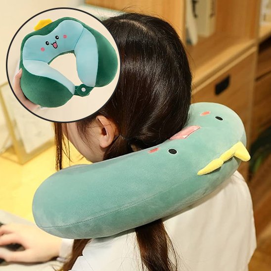 Oreiller ergonomique utilisé pour soutenir la tête et la nuque pendant la lecture ou le tes études